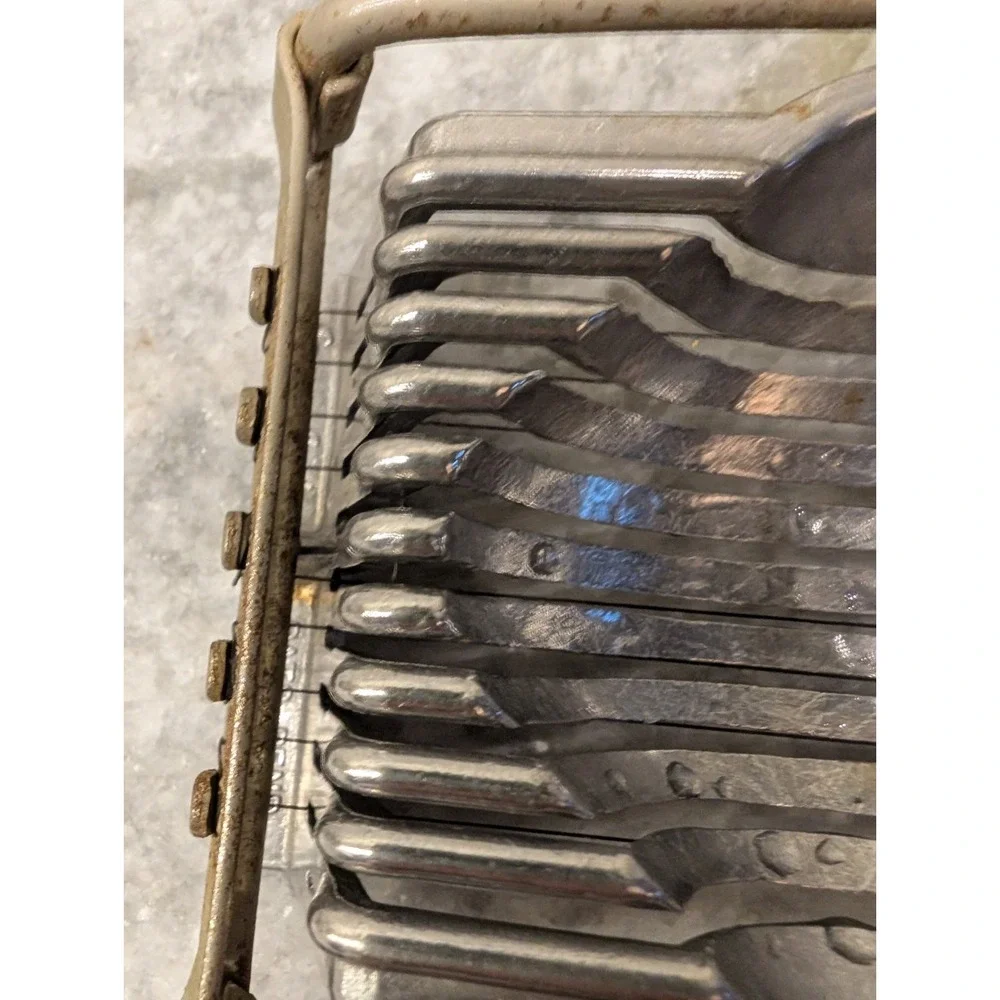 Vintage Kitchen item:  EASY AID metal Hard Boiled Egg Slicer - Patent pending